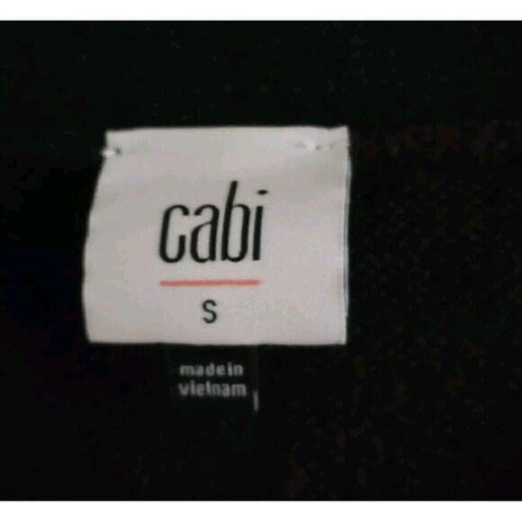 CAbi Drop-Off Cardigan Black Longline Button Closure Pocket #4472 Size Small - Picture 3 of 12